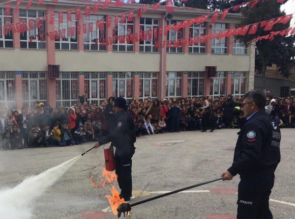 Okulumuzda Yangın Tatbikatı Yapıldı